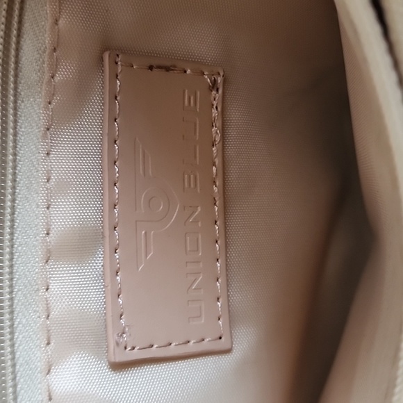 NWOT, UNION BLUE Metallic Gold Purse, w/ Gold Sequins, 3 Compartments 😍 - Picture 8 of 11